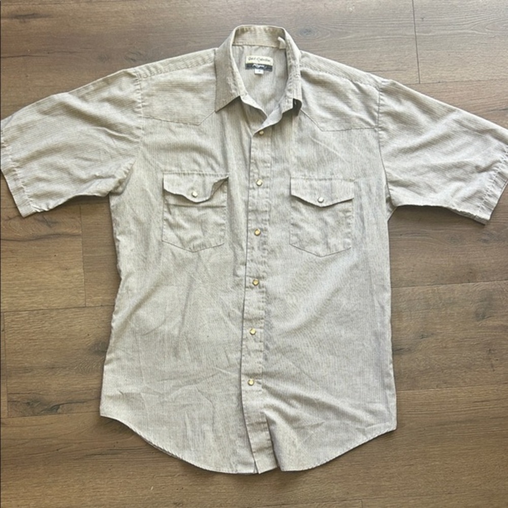 Roper Vintage Short-Sleeve Casual Button-Up Shirt ! Medium